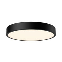  FM554015MB - Adelaide 15-in Matte Black LED Flush Mount