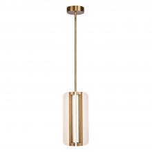  PD336507VB-UNV - Anders 7-in Vintage Brass LED Pendant