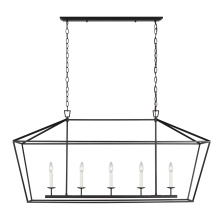Visual Comfort & Co. Studio Collection 6692605-112 - Dianna Five Light Medium Linear Chandelier