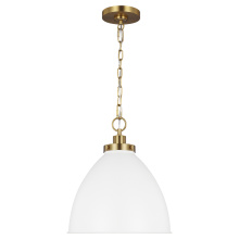 Visual Comfort & Co. Studio Collection CP1291MWTBBS - Wellfleet Medium Dome Pendant