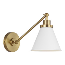 Visual Comfort & Co. Studio Collection CW1121MWTBBS - Wellfleet Single Arm Cone Task Sconce