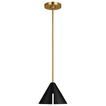 Visual Comfort & Co. Studio Collection KP1121MBKBBS-L1 - Cambre Small Pendant