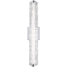 Visual Comfort & Co. Studio Collection WB1869CH-L1 - Cutler 24" Staggered Glass LED Vanity
