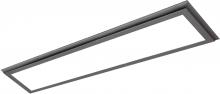 Nuvo 62/1174 - Blink Plus Profile - 45W- 12" x 48" Surface Mount LED - 3000K - Gun Metal Finish - 100-277V