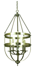  1017 AB - 5-Light Antique Brass Hannover Dining Chandelier