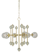  4946 PN - 6 Light Polished Nickel Solaris Chandelier