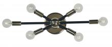  5015 PN/MBLACK - 6-Light Simone Sconce