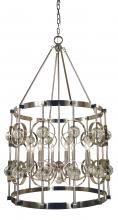  5037 PN - 8-Light Ephemeris Foyer Chandelier