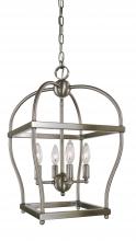  5474 BN - 4-Light Brushed Nickel Kenmare Mini-Chandelier