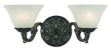 Framburg 7882 FB/AM - 2-Light French Brass Napoleonic Sconce