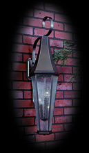  8925 IRON - 3-Light Iron Le Havre Exterior Wall Mount