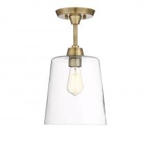  M60010NB - 1-Light Ceiling Light in Natural Brass