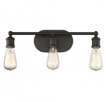  M80012ORB - 3-Light Bathroom Vanity Light in Oil Rubbed Bronze