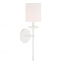  M90079WH - 1-Light Wall Sconce in White