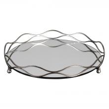  20177 - Rachele Mirrored Silver Tray