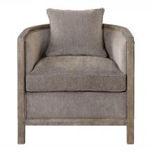  23359 - Uttermost Viaggio Gray Chenille Accent Chair