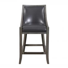  23465 - Elowen Leather Counter Stool