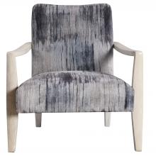  23587 - Uttermost Watercolor Gray Chenille Accent Chair