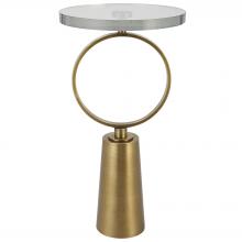  25178 - Ringlet Brass Accent Table