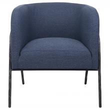  23683 - Jacobsen Denim Barrel Chair