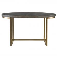  25198 - Taja Walnut Oval Desk