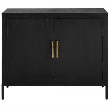  22891 - Uttermost Front Range Dark Oak 2 Door Cabinet