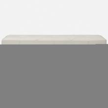  23843 - Uttermost Swale Ivory Leather Bench