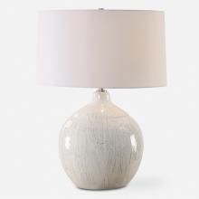  30411 - Uttermost Dribble White Glaze Table Lamp