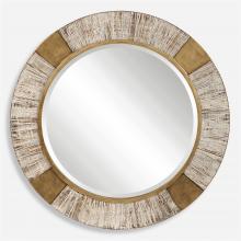  09478 - Reuben Gold Round Mirror