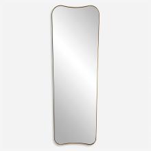  09839 - Belvoir Large Antique Brass Mirror