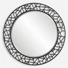  09907 - Mosaic Metal Round Mirror