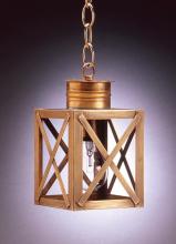 5012-DAB-MED-FST - Can Top X-Bars Hanging Dark Antique Brass Medium Base Socket Frosted Glass