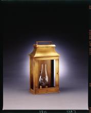  5721-AB-CIM-CLR - Pagoda Wall Antique Brass Medium Base Socket With Chimney Clear Glass