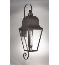 Northeast Lantern 6428-AB-LT3-CLR - Bracket Wall Fixture  Top & Bottom Scroll Antique Brass Finish  3 Candelabra Sockets  Clea