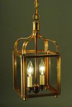 Northeast Lantern 6712-AB-LT2-CSG - Crown Medium Hanging Antique Brass 2 Candelabra So