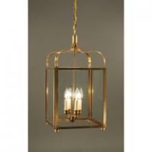 Northeast Lantern 6732-AB-LT4-CSG - Crown XLarge Hanging Antique Brass 4 Candelabra So