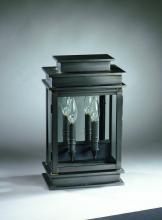 Northeast Lantern 8811-DB-LT2-SMG-PM - Wall Dark Brass 2 Candelabra Sockets Seedy Marine Glass Plain Mirror