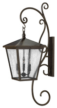  1439RB - Double XL Wall Mount Lantern with Scroll