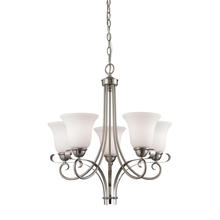  1005CH/20 - Thomas - Brighton 22'' Wide 5-Light Chandelier - Brushed Nickel