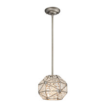  11835/1 - Constructs 1 Light Pendant in Weathered Zinc