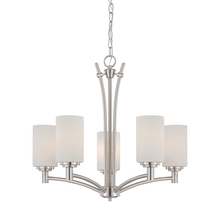  190041217 - Thomas - Pittman 24'' Wide 5-Light Chandelier - Brushed Nickel