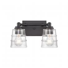  67981/2 - Pulsate 13'' Wide 2-Light Vanity Light - Matte Black