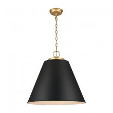  68165/3 - Vellus 20.5'' Wide 3-Light Pendant - Matte Black