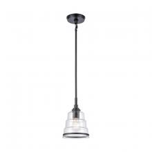  82164/1 - Boyer 6.5'' Wide 1-Light Mini Pendant - Matte Black