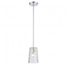  82185/1 - Lightweave 5.5'' Wide 1-Light Mini Pendant - Polished Nickel