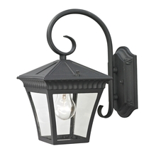  8401EW/65 - Thomas - Ridgewood 12'' High 1-Light Outdoor Sconce - Matte Textured Black