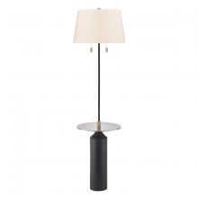  H0019-9584 - Shelve It 65'' High 2-Light Floor Lamp - Matte Black