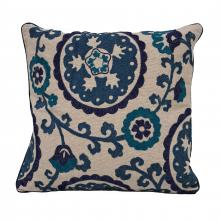  HVT0897-10584 - Blue Suzani 20x20'' Pillow - Blue