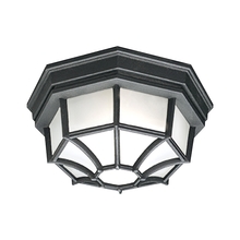  SL7457 - Thomas - Outdoor Essentials 10.5'' Wide 1-Light Outdoor Flush Mount - Black