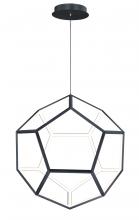  E25106-BK - Penta-Single Pendant